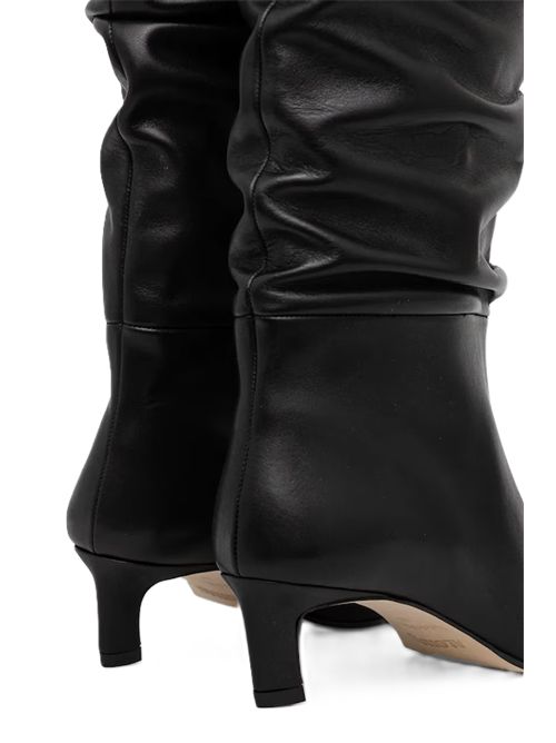Alohas stivali in pelle Kalila donna colore nero  Alohas | S100549-01KALILA BLACK LEATHER BOOTS